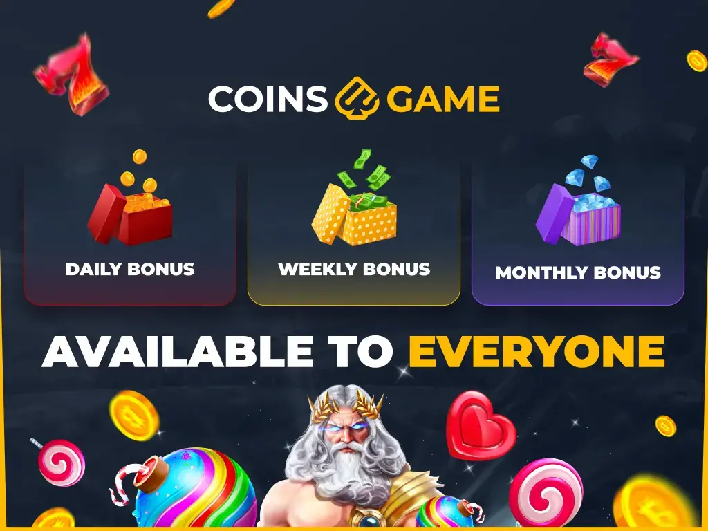 Loyalty program and cashback at Coins Game